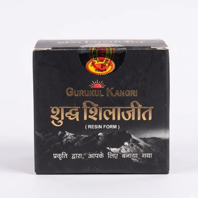 Gurukul Kangri Pharmacy Shuddh Shilajit (Resin Form) (25gm) - 25 gm