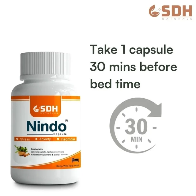 Shree Dhanwantri Herbals SDH Naturals Nindo Capsule (60caps)