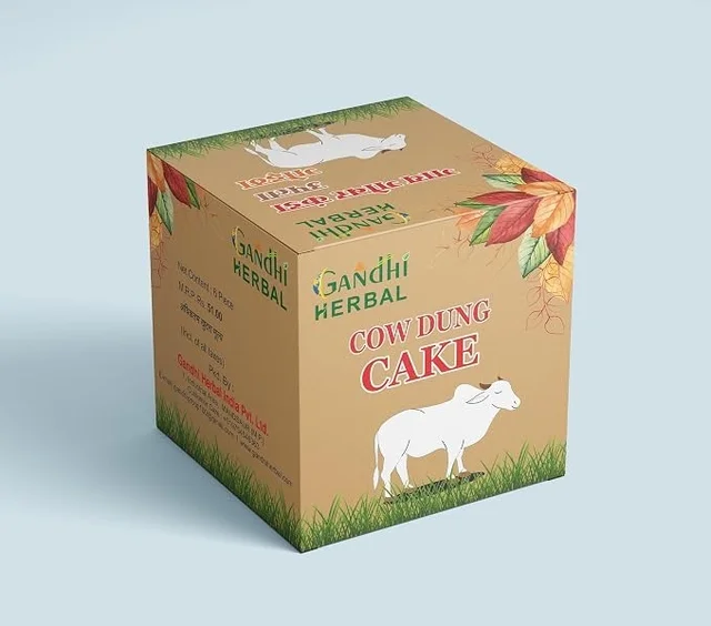 Gandhi Cow Dung Cake – Pack of 4