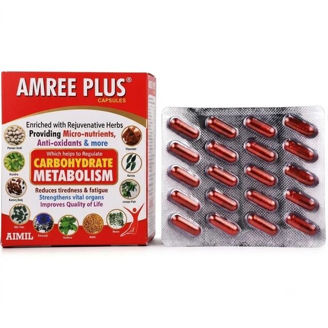 Aimil Pharmaceuticals Aimil Amree Plus Capsule (20caps) - 20 Capsules