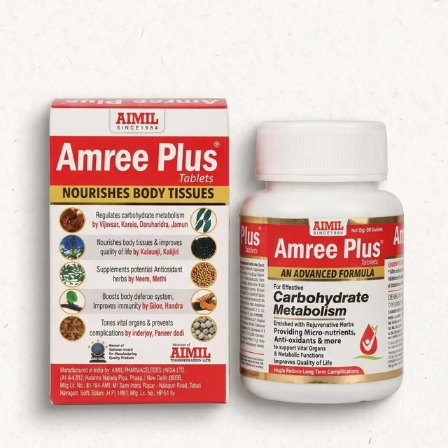 Aimil Pharmaceuticals Aimil Amree Plus Tablets (60Tab) - 60 Tablets
