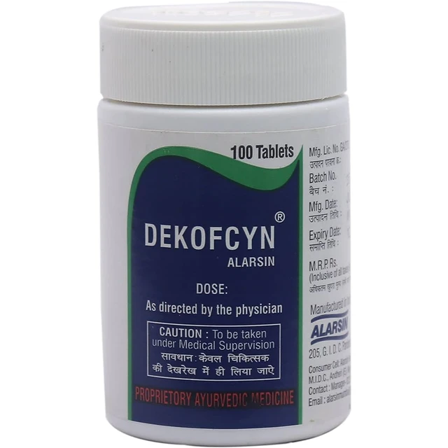Alarsin Pharmaceuticals Alarsin Dekofcyn Tablets (100Tab)