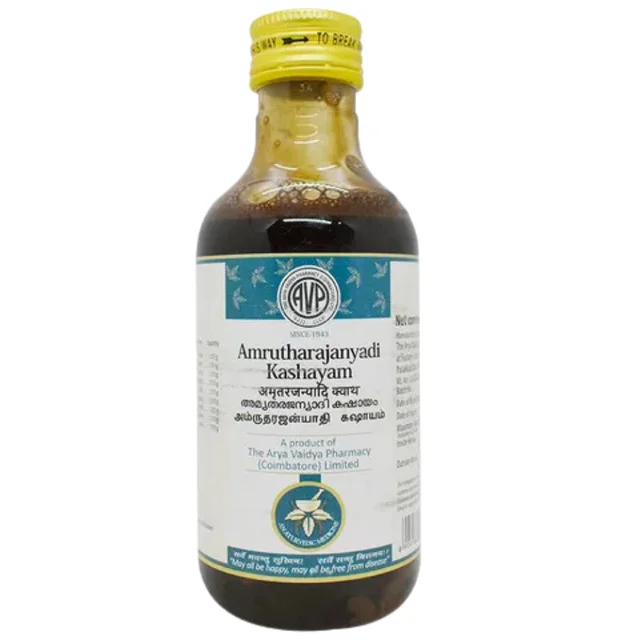 Arya Vaidya Pharmacy (AVP) Amrutharajanyadi Kashayam (200ml)