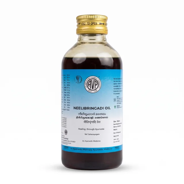 Arya Vaidya Pharmacy (AVP) Neelibringadi oil (200ml)