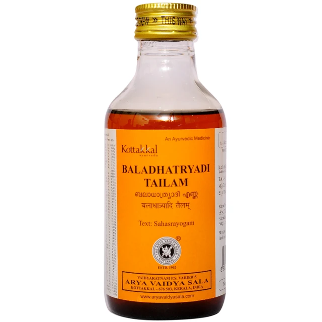 Arya Vaidya Sala Kottakkal Baladhathryadi Taila (200ml)