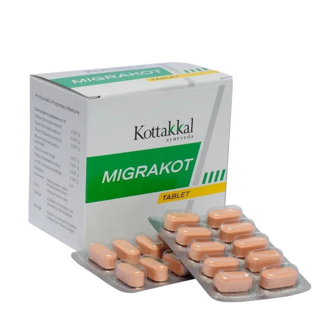 Arya Vaidya Sala Kottakkal Migrakot Tablets (100teb)