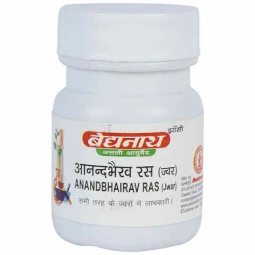 Baidyanath Jhansi Baidyanath Anand Bhairav Ras (Jwar) (80tab)