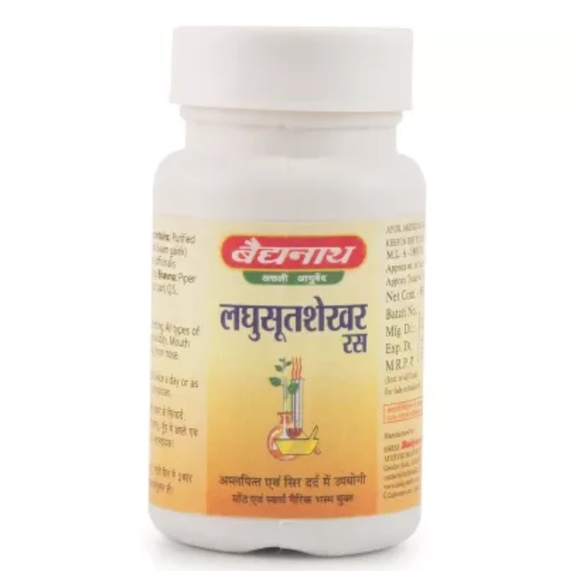 Baidyanath Jhansi Baidyanath Laghu Sutshekhar Ras (50Tab)