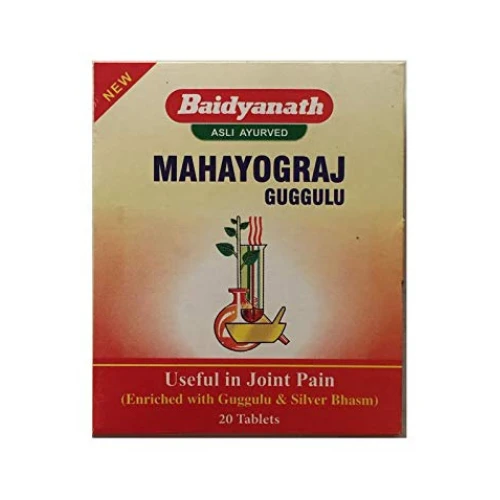 Baidyanath Jhansi Baidyanath Mahayograj Guggulu (20tab) - 20 Tablets