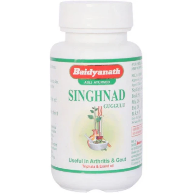 Baidyanath Jhansi Baidyanath Singhnad Guggulu (80tab)