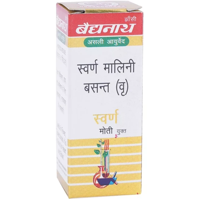 Baidyanath Jhansi Baidyanath Swarna Malinibasant Ras (Brihat) (10tab)