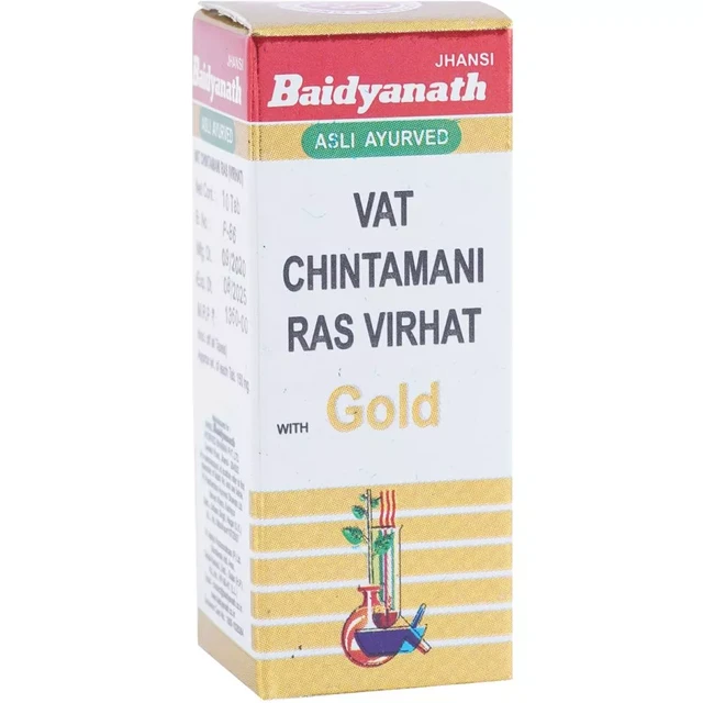 Baidyanath Jhansi Baidyanath Vatchintamani Ras Vrihat (Swarna Moti Yukta) (25tab) - 25 Tablets