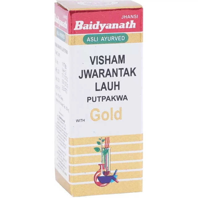 Baidyanath Jhansi Baidyanath Visham Jwarantak Lauh (Swarn Moti Yukt) (10tab)