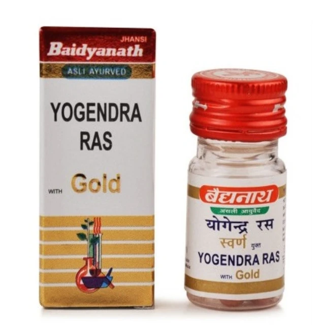 Baidyanath Jhansi Baidyanath Yogendra Ras (Swarna Moti Yukta) (25tab) - 25 Tablets