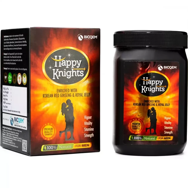 BIOQEM BOTANICALS Bioqem Pharma Happy Knights (250g) - 250 gm