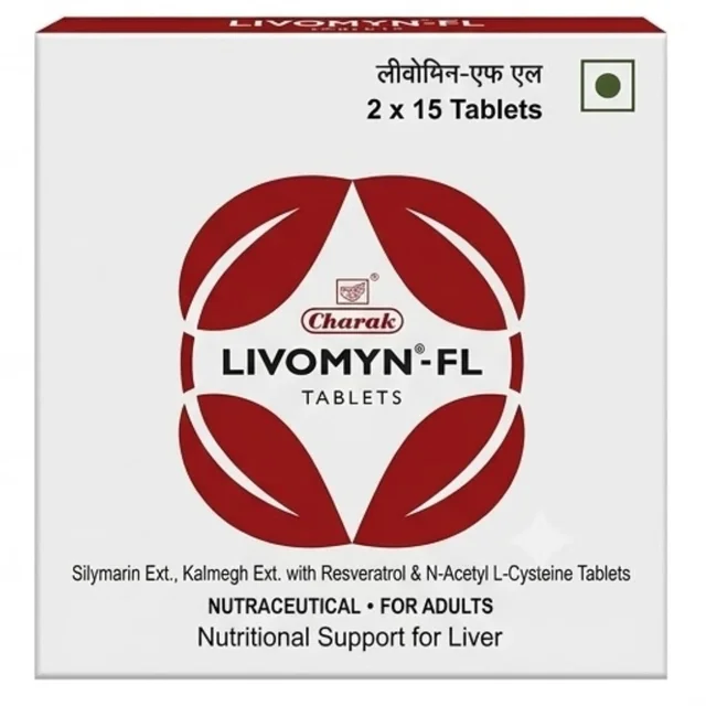 Charak Pharma Pvt Ltd Charak Livomyn - FL Tablet (30Tab)