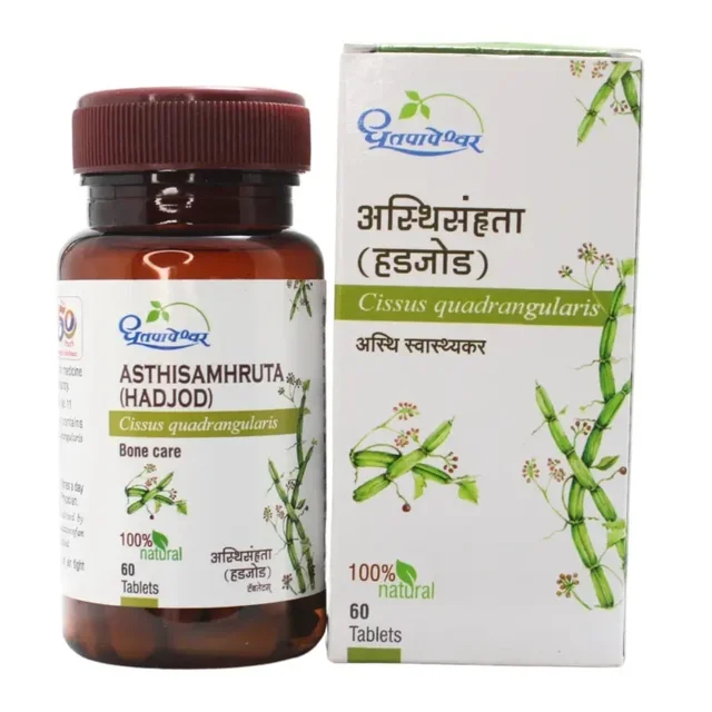 Shree Dhootapapeshwar Dhootapapeshwar Asthisamhruta (Hadjod) Tablets (60tab)
