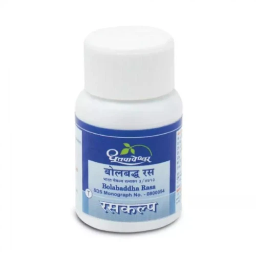 Shree Dhootapapeshwar Dhootapapeshwar Bolbaddha Ras (25tab) - 25 Tablets