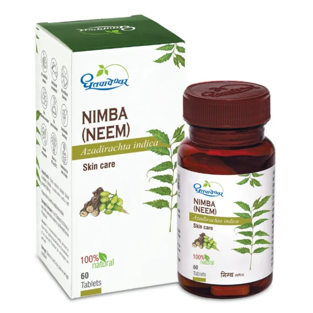 Shree Dhootapapeshwar Dhootapapeshwar Nimba (Neem) Tablets (60tab)