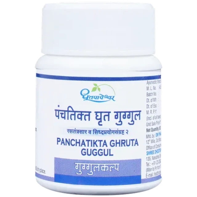 Shree Dhootapapeshwar Dhootapapeshwar Panchatikta Ghruta Guggul (60Tab)