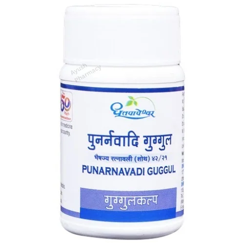 Shree Dhootapapeshwar Dhootapapeshwar Punarnavadi Guggul (60Tab)