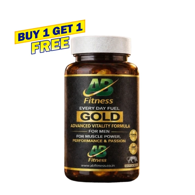 AB Fitness Every Day Fuel – GOLD Weight Gainer Capsules (60caps) - 60 Capsules