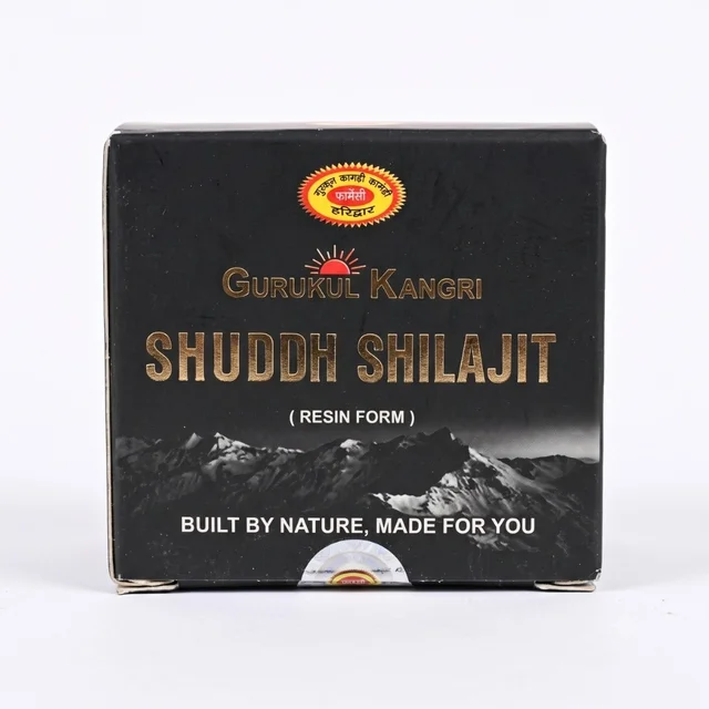 Gurukul Kangri Pharmacy Shuddh Shilajit (Resin Form) (25gm) - 25 gm