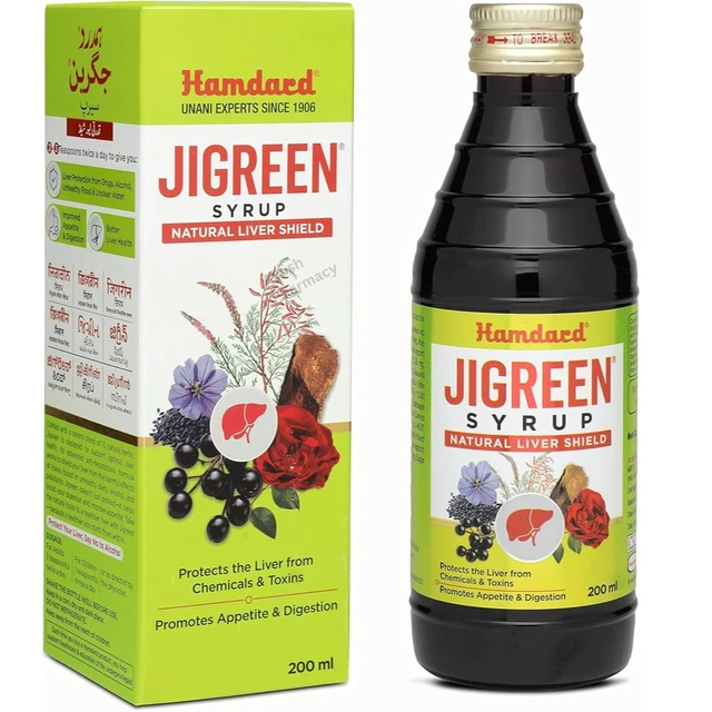 Hamdard Laboratories India Hamdard Jigreen Syrup (200ml)
