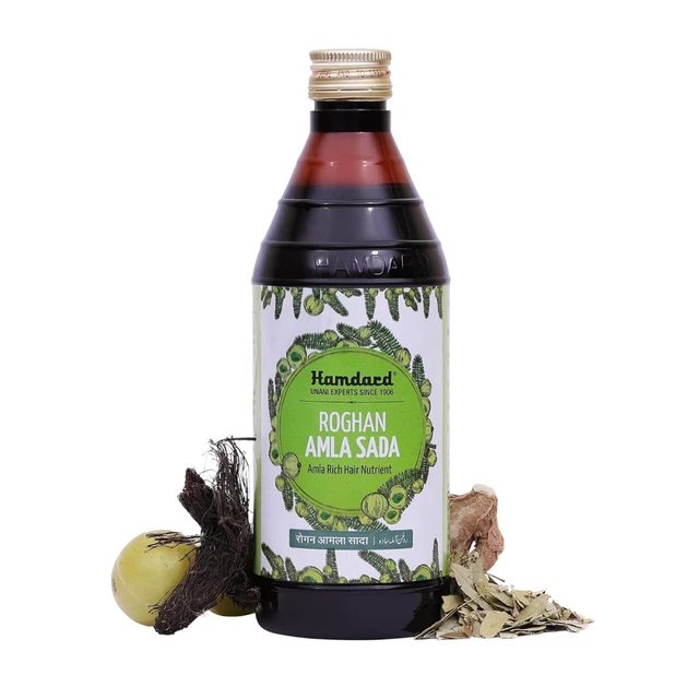 Hamdard Roghan Amla Sada (500ml) - 500 ml
