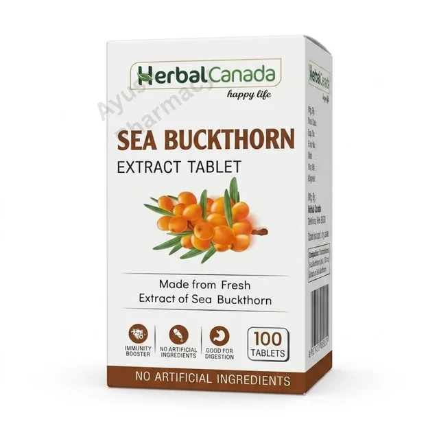 Herbal Canada Sea Buckthron Tablets (100Teb)