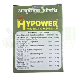 REPL (Renovision Exports Pvt Ltd) Hy Power Musli Capsule (30caps) - 30 Capsules