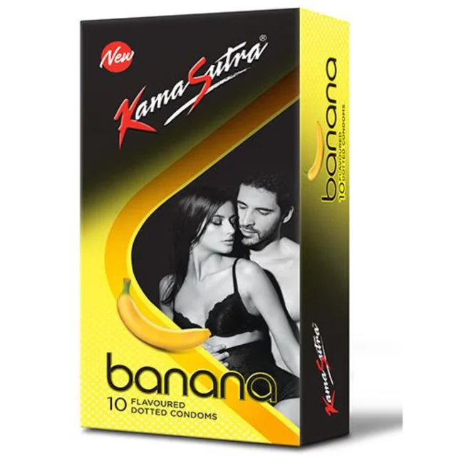 Kamasutra KamaSutra Condoms - Banana, 10 pcs - Banana