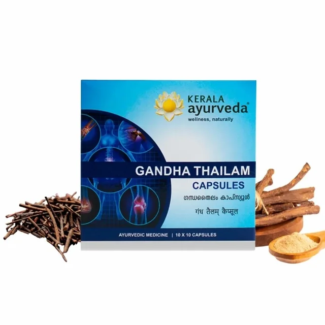 Kerala Ayurveda Limited Kerala Ayurveda Gandha Thailam Capsules (100Caps)