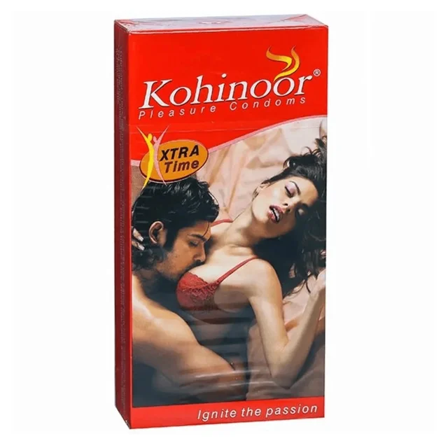 Reckitt Benckiser India Ltd Kohinoor Condom Xtra Time (10 Count)
