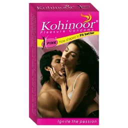 Reckitt Benckiser India Ltd Kohinoor Pink Pleasure Condoms (10pcs)
