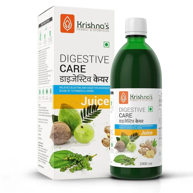 Krishna's Herbal & Ayurveda Krishna Digestive Care Juice (1000ml) - 1 Liter
