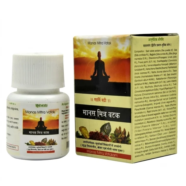 Maharshi Badri Pharmaceuticals Pvt. Ltd. Maharshi Badri ManasMitra Vatak (30 Tablets)