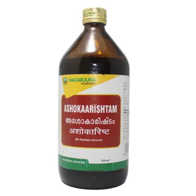 Nagarjuna Ayurvedic Group Kerala Nagarjuna Ashokarishta (450ml)