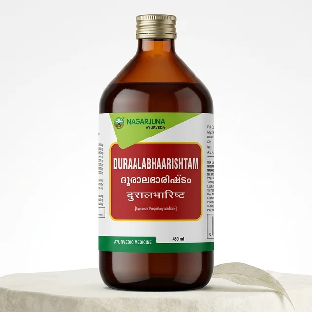 Nagarjuna Ayurvedic Group Kerala Nagarjuna Duraalabhaarishtam (450ml)