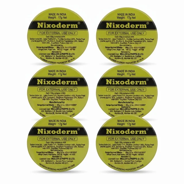 Muller Phipps Nixoderm Ointment (17gm) (pack of 6)