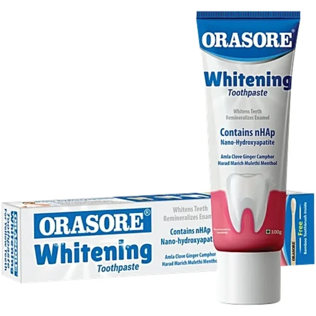 Wings Pharmaceuticals Pvt Ltd Orasore Whitening Toothpaste (75gm)