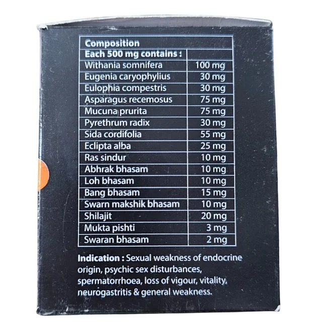 Salasar Blessed Herbals SBH Super Act-99 With Gold Capsules (10caps)