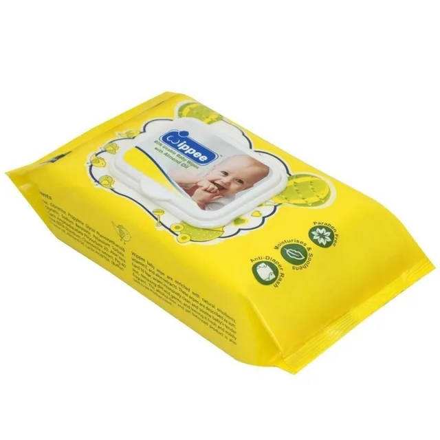 Wippee Baby Wipes with Almond Oil (80pcs) - 80 wipes