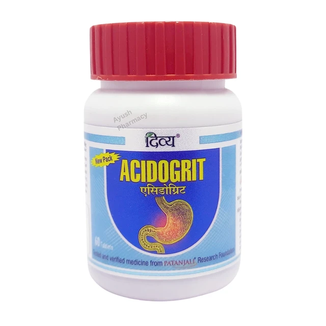 Patanjali Divya Pharmacy Patanjali Divya Acidogrit Tablet (60tab)