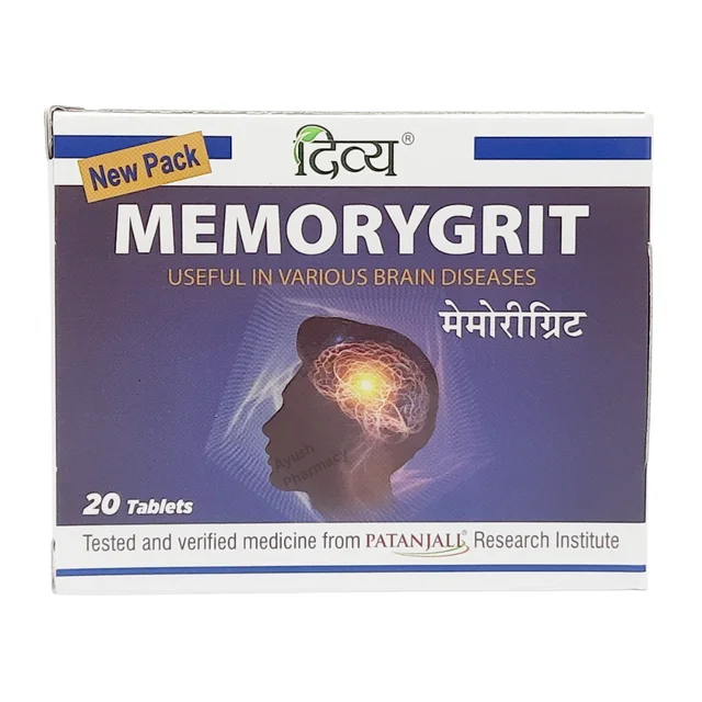 Patanjali Divya Pharmacy Patanjali Divya Memorygrit Tablet (20tab)