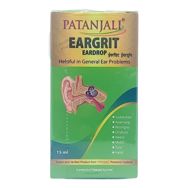 Patanjali Divya Pharmacy Patanjali Eargrit Eardrop (15ml)