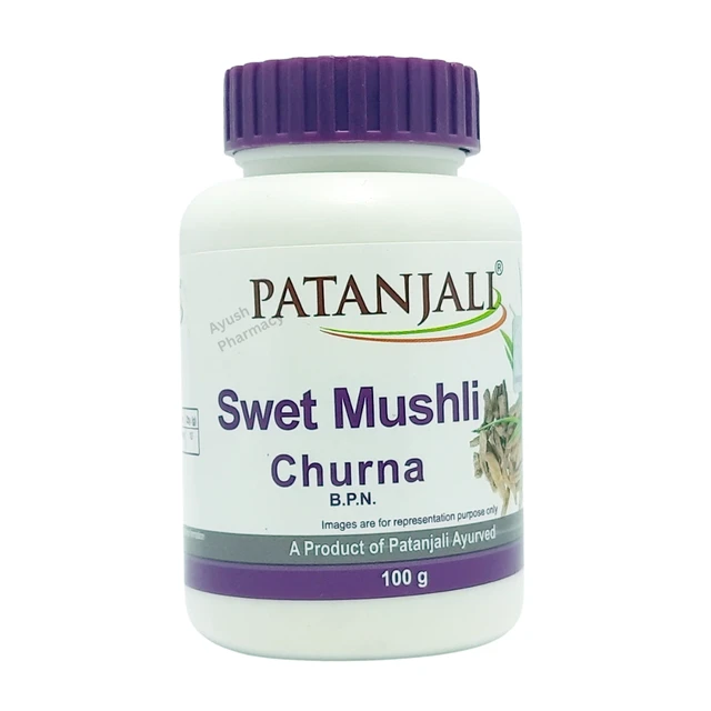 Patanjali Divya Pharmacy Patanjali Swet Mushli Churna (100gm)