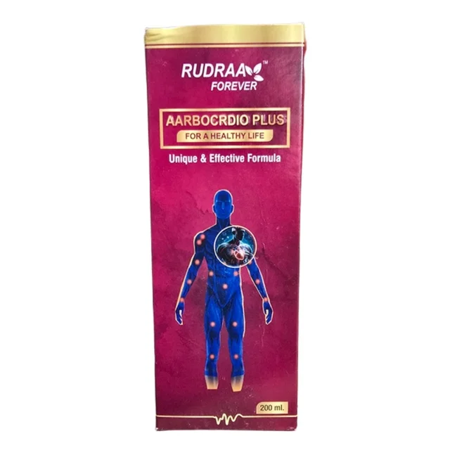 RUDRAA FOREVER Rudraa Forever Aarbocrdio Plus Syrup (200ml)