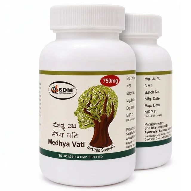 SDM Ayurveda Pharmacy Medhya Vati (750 mg) (100teb)