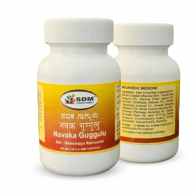 SDM Ayurveda Pharmacy Navaka Guggulu (100Teb)